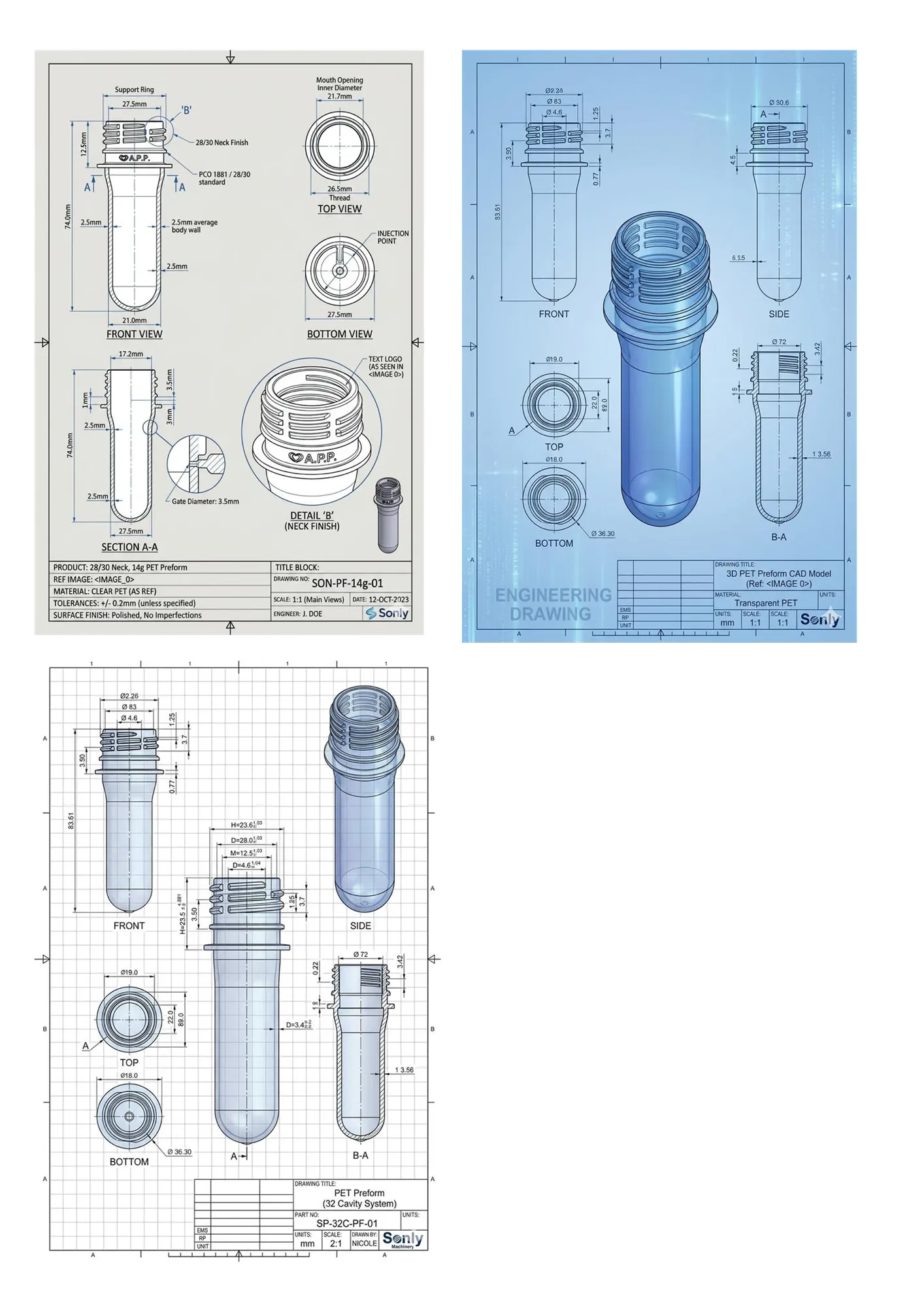 HIGH-PRECISION PET MOLD (32 CAVITIES)